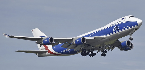 Boeing 747-400F of CargoLogic Air, Registration G-CLAA